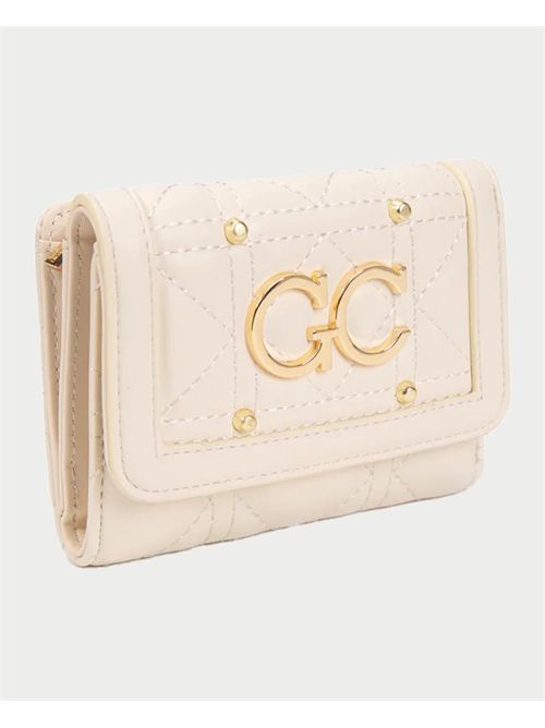 Gio Cellini women's wallet with logo and studs GIO CELLINI | FF077BEIGE